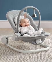 Mamas &amp; Papas Grey Melange Art.114680 Vaikiška supamoji kėdė su vibracija
