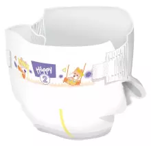 Happy Mini vaikiškos sauskelnės 2 dydis nuo 3-6kg, 1vnt.