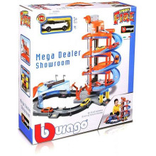 Bburago Mega Dealer Showroom Street Fire Art.18-30031 Автосалон 3-х уровневый, масштаба 1:43