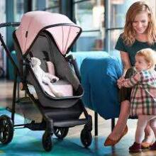 „KinderKraft'20 Juli“ straipsnis .KKWJULIDEN3000 „Denim Universal“ vežimėlis 3 in1