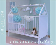 Winnie The Wood Baby House Around Art.116466 детская кроватка