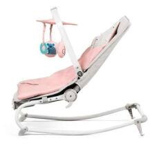 KinderKraft'18 Felio Art.KKBFELIPINK0000 Pink Stilinga kūdikio supamoji kėdė su muzika ir vibracija