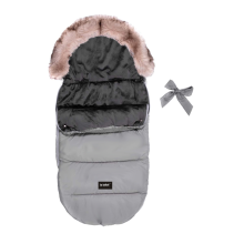La bebe™ Sleeping bag Winter Footmuff  Art.116740 Grey Универсальный теплый мешок