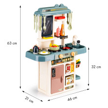 Eco Toys Modern Kitchen Art.HC483303 Interaktīvā Rotaļu virtuve ar skaņas un gaismas efektiem