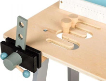 „EcoToys Toolbox“ straipsnis 1172 Medinis stalas su įrankiais lagamine