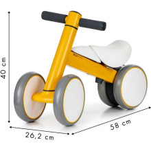 EcoToys Baby Bike Art.LC-V1309 Orange