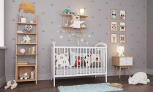 Baby Crib Club AD2   Art.117572  Детская деревянная кроватка с ящиком 120x60см