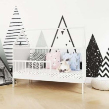 Baby Crib Club DK Art.117605   Bērnu kokā gultiņa 140x70cm