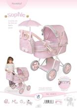 DeCuevas Toys Sophie Art.85075 Lėlės su vežimėliu ir skėčiu