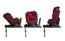 Joie'20 Spin 360 Art.C1416AFGFL000 Pilka flanelinė automobilinė kėdutė 0-18 kg