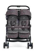 „Joie'20 Aire Twin Art“. S1217AEDPW000 „Dark Pewter“ sportiniai vežimėliai dvyniams