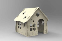 MK Dizains Butterfly  Art.118294 Игровой деревянный домик