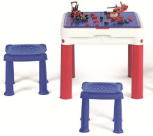 Keter Constructable Art.29227497 Blue  Aktivitātes galds ar 2 krēsliem(Izcila kvalitāte)