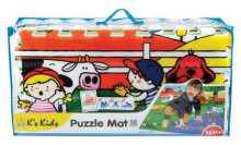 K's Kids Puzzle Mat Art.KA10676  Bērnu daudzfunkcionālais grīdas paklājs puzle no 8 elementiem