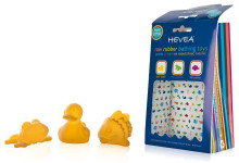 Hevea Bathing Toy Art.344205 Vannas rotaļlietas no 100% dabiska kaučuka 0+ mēn.