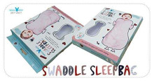 Wallaboo Sleepbag Art.SSA.0118.5706 Dragon Sky Blue  Хлопковая пелёнка для комфортного сна, пеленания 3 кг до 6 кг.