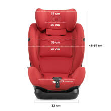 Kinderkraft'20 Myway Isofix Art.KKFMWAYRED0000 Red