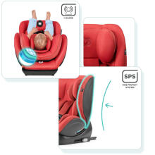 Kinderkraft'20 Myway Isofix Art.KKFMWAYRED0000 Red