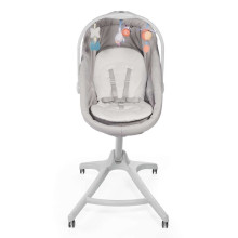 Chicco Baby Hug Air 4 in1  Art.79173.21 Dark grey Bērnu transformējams šūpuļkrēsls