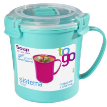 Sistema Microwave Soup Mug To Go Art.21107  Кружка суповая