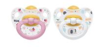 Nuk Happy Kids Art. SU52 latekso ortodontinis masalas 2vnt. (18-36 mėn.)