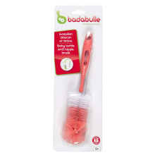 Badabulle Bottle Brush Art.B006917 Coral Ёршик с щёткой для чистки сосок