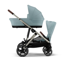 Cybex  Gazelle S Art.522002709 Sky Blue  Vidutinio pilko vežimėlis dvyniams