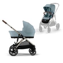 Cybex  Gazelle S Art.522002709 Sky Blue  Vidutinio pilko vežimėlis dvyniams
