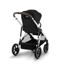 Cybex  Gazelle S Art.520002117 giliai juodas vežimėlis dvyniams