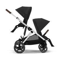 Cybex  Gazelle S Art.520002117 giliai juodas vežimėlis dvyniams