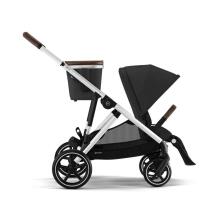 Cybex  Gazelle S Art.520002117 giliai juodas vežimėlis dvyniams