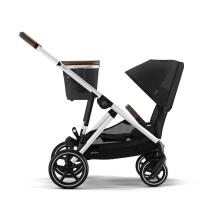 Cybex  Gazelle S Art.520002117 giliai juodas vežimėlis dvyniams