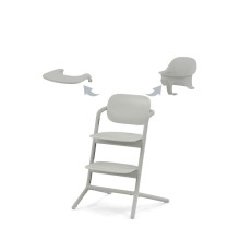 Cybex Lemo 3in1 barošanas krēsls (komplekts) Suede Grey