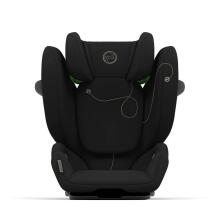 Cybex Solution G i-Fix 100-150cm, Moon Black vaikiškos kėdutės automobiliams (15-50kg)