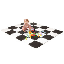 KinderKraft'20 grindų kilimėlis Luno Art.KKMLUNOYEL0000 „Yellow Puzzle“ grindų kilimėlis vaikams
