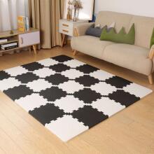 KinderKraft'20 Luno Art.KKMLUNOBLK0000 Black Puzzle grindų kilimėlis vaikams