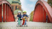 KinderKraft Rapid Art.KKRRAPIBLU0000 Blue  Детский велосипед - бегунок с металлической рамой