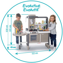 Smoby Tefal Evolutive Art.312300S Interaktīvā rotaļu virtuve ar skaņas efektiem
