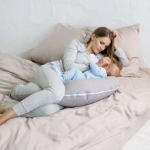 „La Bebe ™“ slaugos motinystės pagalvės kvadratinis vystyklas. 120634 Pasaga (pasaga) kūdikiui maitinti, miegoti, pasaga nėščioms moterims