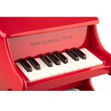 Naujas klasikinių žaislų fortepijono menas. 11055 Raudonas mokomasis žaislas fortepijonui