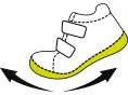 DDStep (DDStep) Prekės Nr. AC63-989M Sidabriniai Itin patogūs mergaičių batai (26-31)
