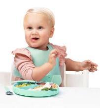 Everyday Baby Silicone Bib  Art.10521 Mint Green