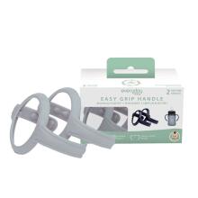 „Everyday Baby Easy Grip“ rankenėlė, 10431 ramiai pilkos buteliuko rankenos (2 vnt.) 6 m +
