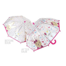 Umbrella Colour Bunny Clear  Art.33P2101  Детский зонтик