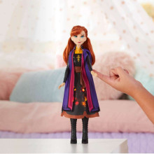 Hasbro Disney Frozen 2 Anna Art.E6952  Klasiskā Lelle Anna ar gaismām  28 cm