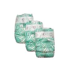 Pureborn Single 3 organinis bambuko menas. 121310 Ekologiškos sauskelnės iš 3 dydžio bambuko pluošto, 5,5–8 kg