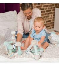 Mokomasis minkštas žaislas TINY YOGA PIRAMID BabyOno 898/02 MINT