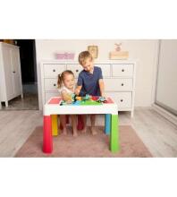 Stalas + kėdė MULTIFUN rožinė „TegaBaby MF-001“