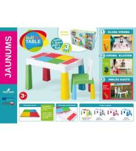 Stalas + kėdė MULTIFUN rožinė „TegaBaby MF-001“