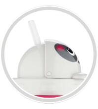 Mācību krūze HELLO LITTLE ar caurulīti 400 ml Canpol 56/500 beige